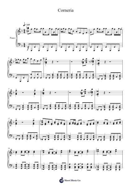 Corneria Sheet Music by Hajime Hirasawa-Arr.Zoediah