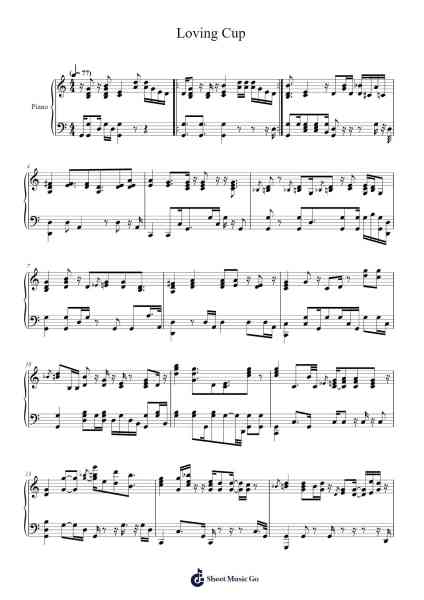 Loving Cup Sheet Music by The Rolling Stones-Arr.Stonelian Chantham