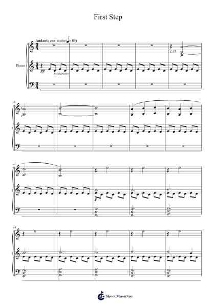 First Step - Interstellar Sheet Music by Hans Zimmer-Arr.Backdn