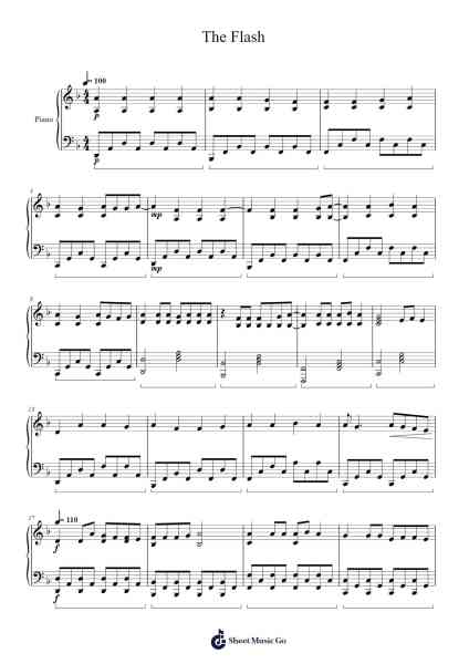 The Flash Sheet Music by AntonisPat-Arr.Dempbeau Leighstone