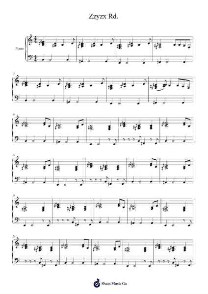 Zzyzx Rd. Sheet Music by Stone Sour-Arr.Davehume