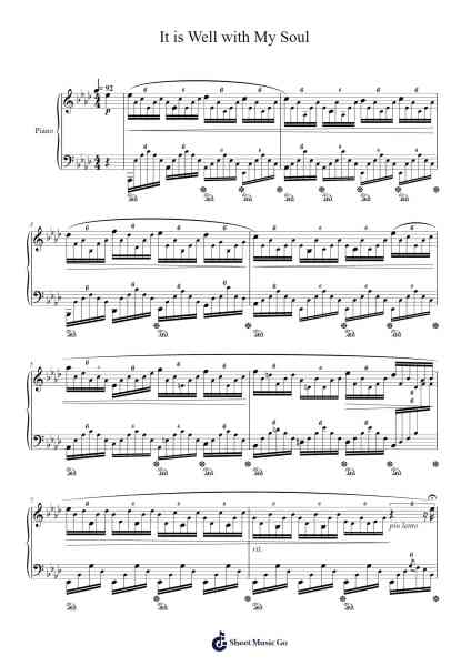 It is Well with My Soul Sheet Music by Philip Bliss-Arr.Asmie Panvien