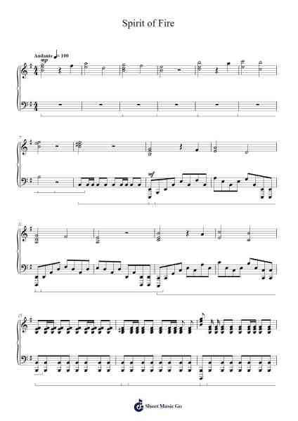 Spirit of Fire Sheet Music by Stephen Rippy-Arr.Reyphens