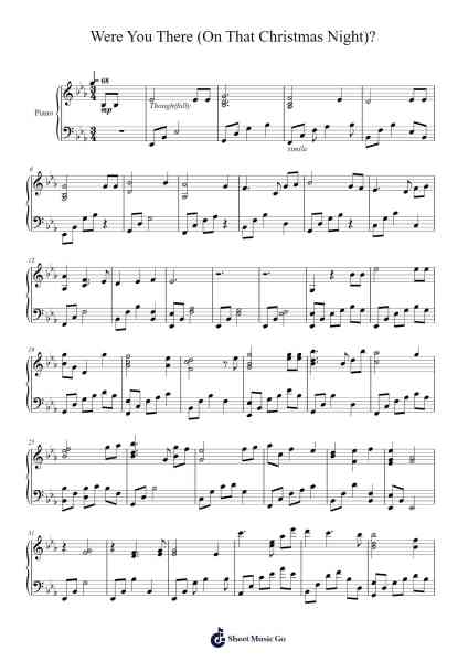 Were You There (On That Christmas Night)? Sheet Music by Natalie Sleeth-Arr.Wyli