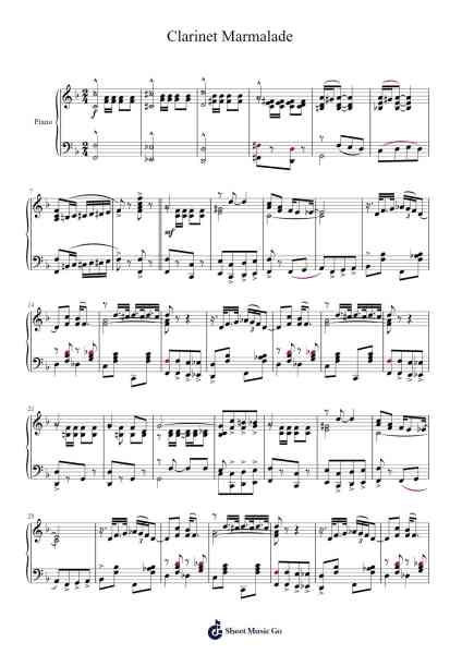 Clarinet Marmalade Sheet Music by Lawrence James Shields/Henry W. Ragas-Arr.Faithevice