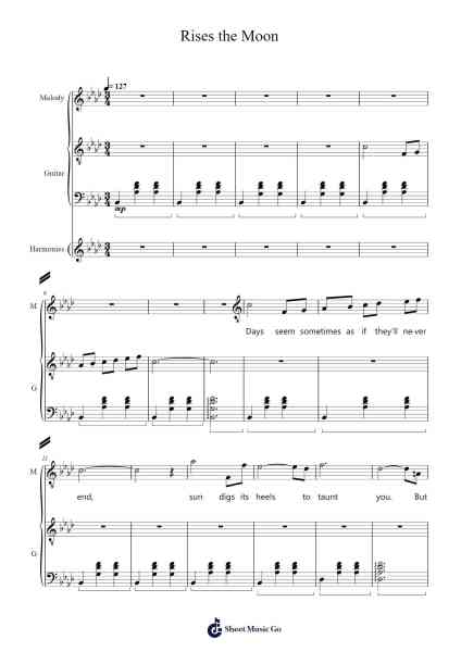 Rises the Moon Sheet Music by Liana Flores-Arr.Ralphleign