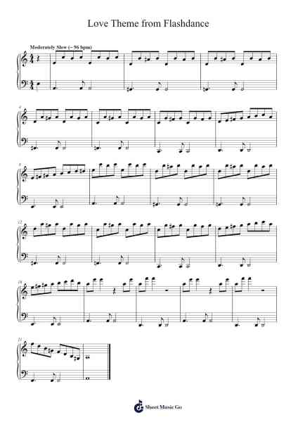 Love Theme from Flashdance Sheet Music by Giorgio Moroder-Arr.Jorrell