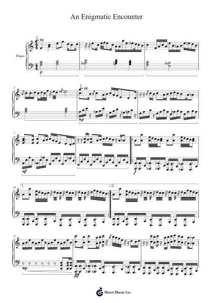 An Enigmatic Encounter Sheet Music by Benlab-Arr.Horncie Shapole
