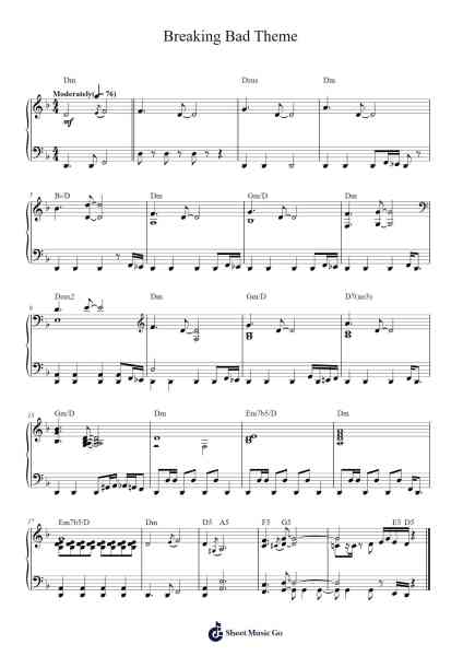 Breaking Bad Theme Sheet Music by Dave Porter-Arr.Matlas