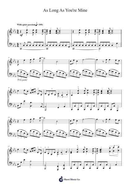 As Long As You're Mine Sheet Music by Stephen Schwartz-Arr.Thadean Chilridge