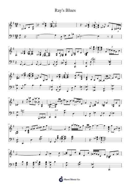 Ray's Blues Sheet Music by Dave Grusin-Arr.Eyer