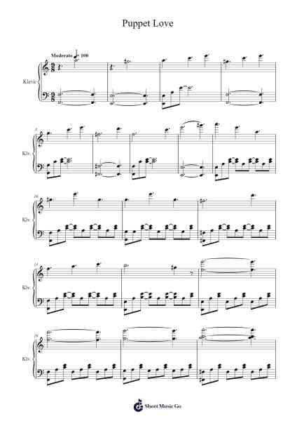 Puppet Love Sheet Music by Carter Burwell-Arr.Louhal