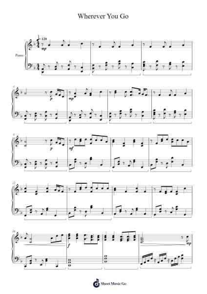 Wherever You Go Sheet Music by Alok-Arr.Urkuk Joneswat