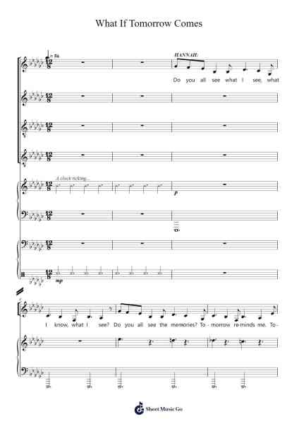 What If Tomorrow Comes Sheet Music by Starkid-Arr.Penstowe Beardwells