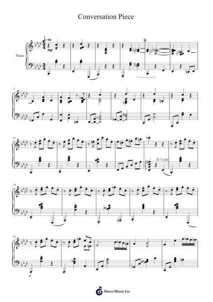 Conversation Piece Sheet Music by Gooseworx-Arr.Osbrow Joeholt