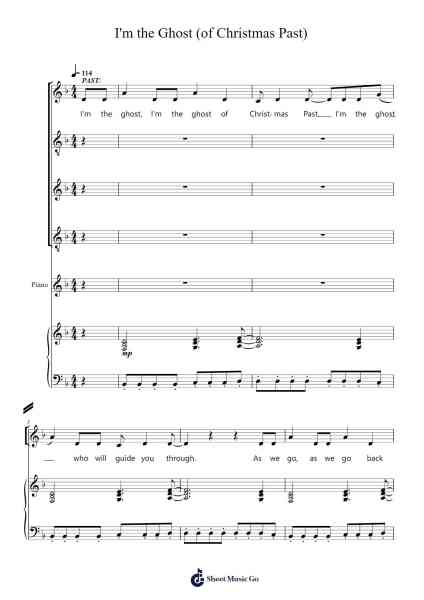 I'm the Ghost (of Christmas Past) Sheet Music by Clark Baxtresser-Arr.Stanwylde