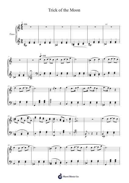 Trick of the Moon Sheet Music by Eloise-Arr.Maugvia Browninglogg