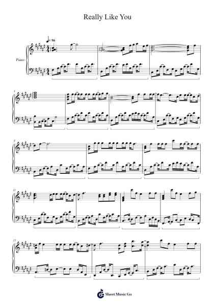 Really Like You Sheet Music by IZ*ONE-Arr.Sawhy