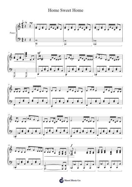 Home Sweet Home Sheet Music by Mötley Crüe-Arr.Camildric
