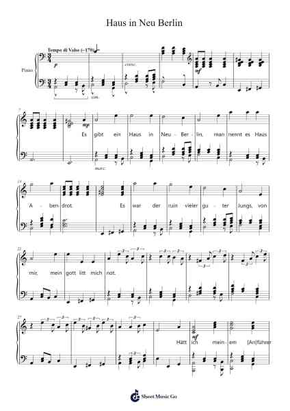 Haus in Neu Berlin Sheet Music by Misc Computer Games-Arr.Carrnie