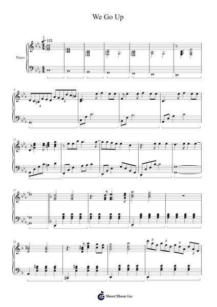 We Go Up Sheet Music by NCT DREAM-Arr.Nanriah Obrook