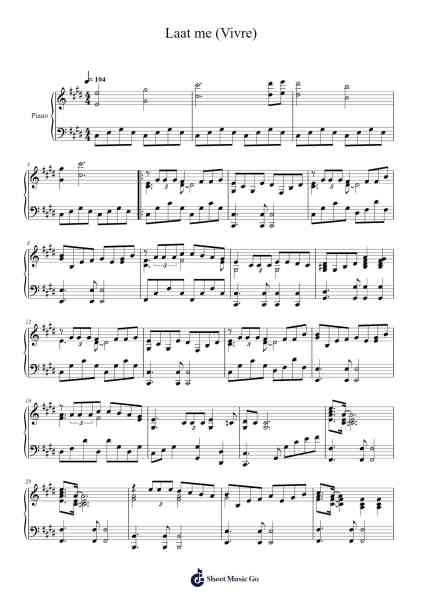 Laat me (Vivre) Sheet Music by Ramses Shaffy-Arr.Losopp Webslin