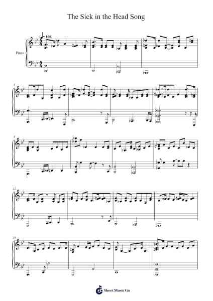 Tymps (The Sick in the Head Song) Sheet Music by Fiona Apple-Arr.Crotiane Shawshop