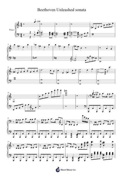 Piano Sonata No. 8 in C Minor, Op. 13 "Pathétique": III. Rondo: Allegro Sheet Music by Ludwig van Beethoven-Arr.Nickkirk Inje