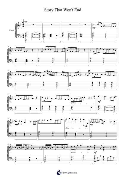 Story That Won't End Sheet Music by Stray Kids-Arr.Solin