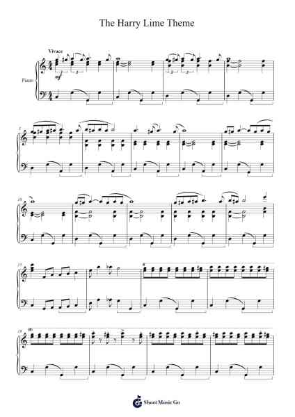 The Harry Lime Theme Sheet Music by Anton Karas-Arr.Dwightharte Phijoyce