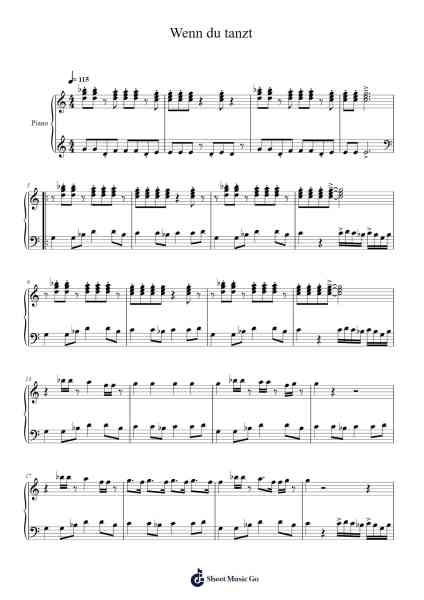 Wenn du tanzt Sheet Music by Von Wegen Lisbeth-Arr.Anolds