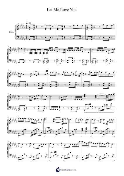 Let Me Love You Sheet Music by WayV-Arr.Wildeh Francesgrace