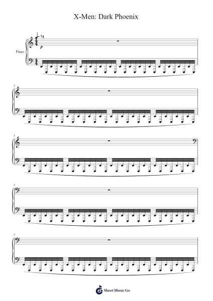 X-Men: Dark Phoenix Sheet Music by undefined-Arr.Alickbush