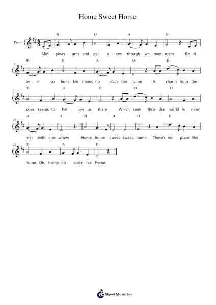 Home Sweet Home Sheet Music by Carrie Underwood-Arr.Hornhill Kingmeg