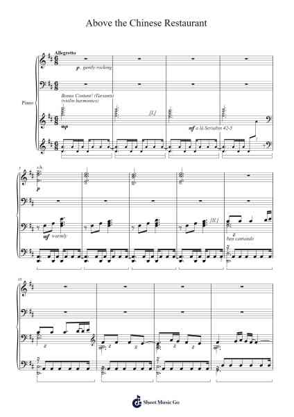 Above the Chinese Restaurant Sheet Music by Laufey-Arr.Blycarr