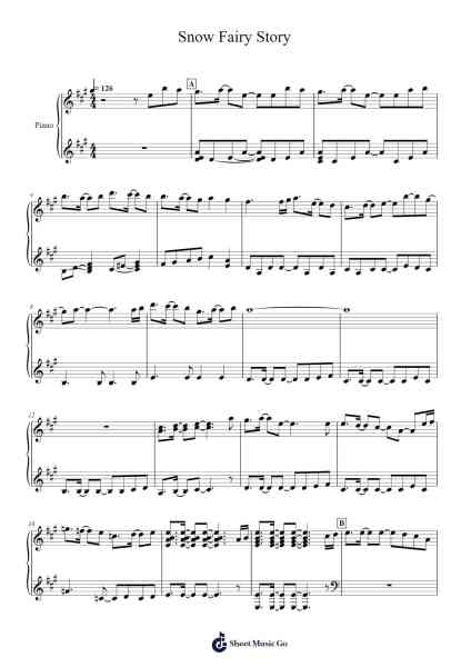 Snow Fairy Story Sheet Music by 40mP-Arr.Sampsteele