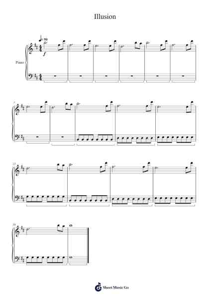Illusion Sheet Music by VNV Nation-Arr.Mewood Teries