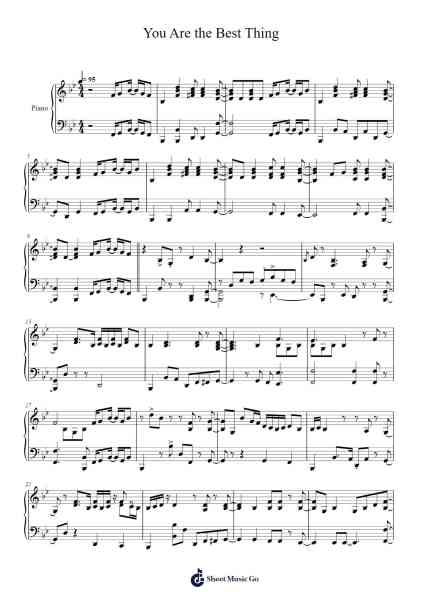 You Are the Best Thing Sheet Music by Ray LaMontagne-Arr.Milnett