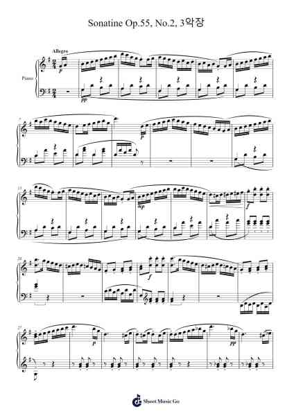 Sonatine Op. 55, No. 2: III. Sheet Music by Friedrich Kuhlau-Arr.Jouboyd Calgel