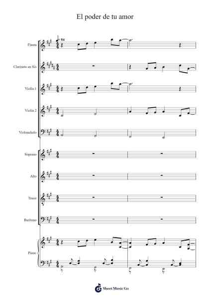 El poder de tu amor Sheet Music by Geoff Bullock-Arr.Yulevieve
