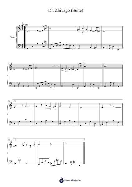 Dr. Zhivago (Suite) Sheet Music by Maurice Jarre-Arr.Werfith