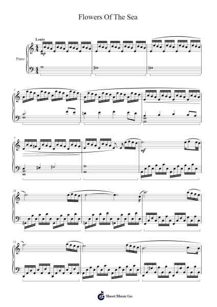 Flowers Of The Sea Sheet Music by Era-Arr.Hearstjean