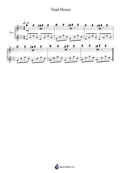Toad House - Super Mario Bros. 3 Sheet Music by Koji Kondo-Arr.Feltrid
