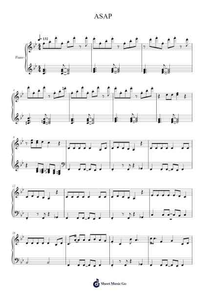ASAP Musica per pianoforte di STAYC - Arr.Reylome