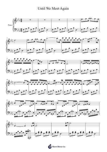 Until We Meet Again Sheet Music by Michele McLaughlin-Arr.Roockey