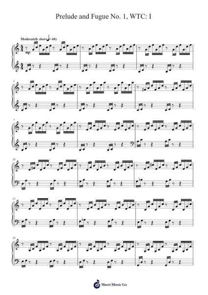 Prelude and Fugue in C Major, BWV 846: Prelude