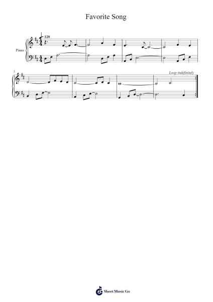 Favorite Song Sheet Music by Toosii-Arr.Serles