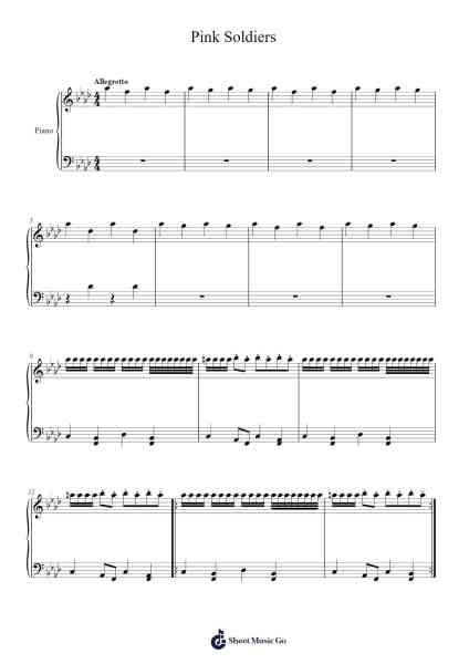 Pink Soldiers Sheet Music by Jung Jaeil-Arr.Herkyle