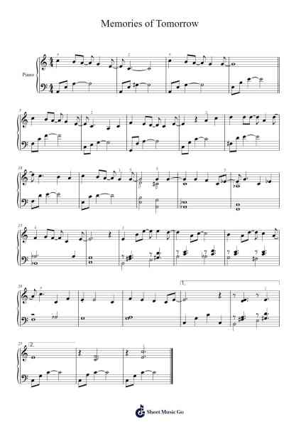 Memories of Tomorrow Sheet Music by Keith Jarrett-Arr.Greenlew