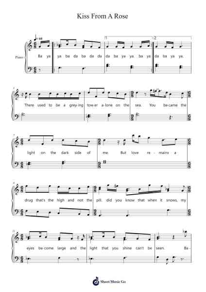 Kiss From A Rose Sheet Music by Seal-Arr.Maglius